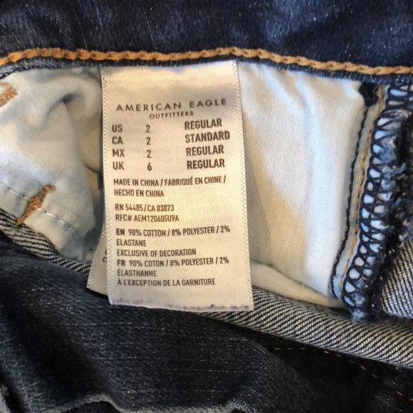EUC American Eagle super high rise jegging. Size 2 - Picture 5 of 6